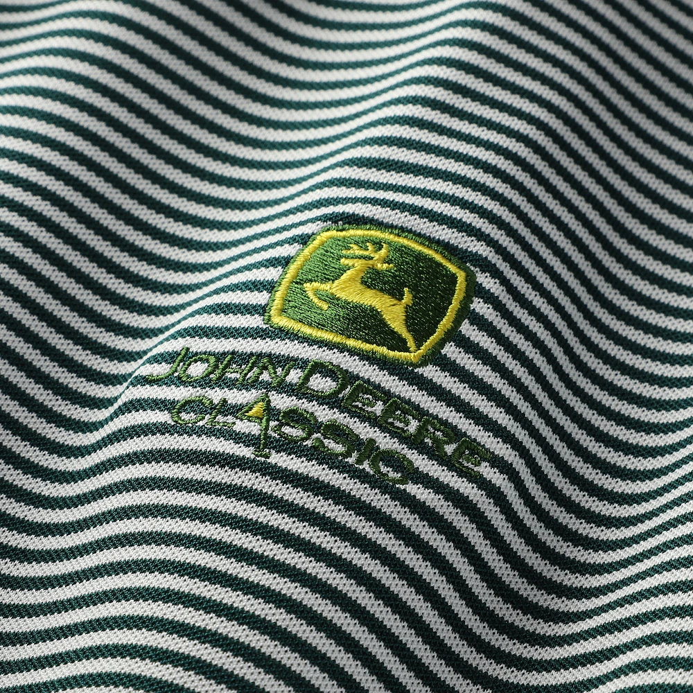 Men's Puma  Hunter Green John Deere Classic Isle Pique Polo