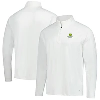 Men's Puma  White John Deere Classic You-V Quarter-Zip Pullover