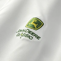 Men's Puma  White John Deere Classic You-V Quarter-Zip Pullover