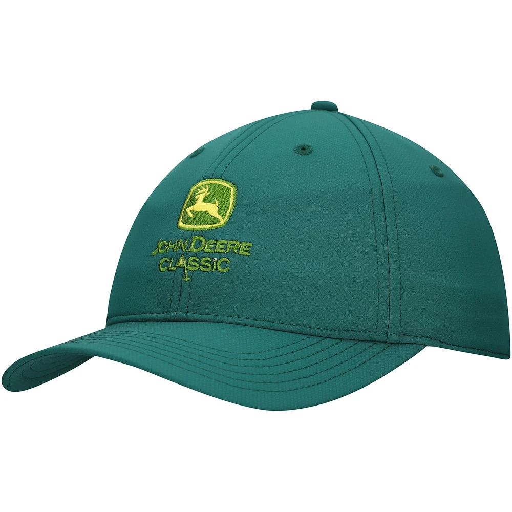 Casquette ajustable John Deere Classic Frio AeroSphere Ahead verte pour hommes