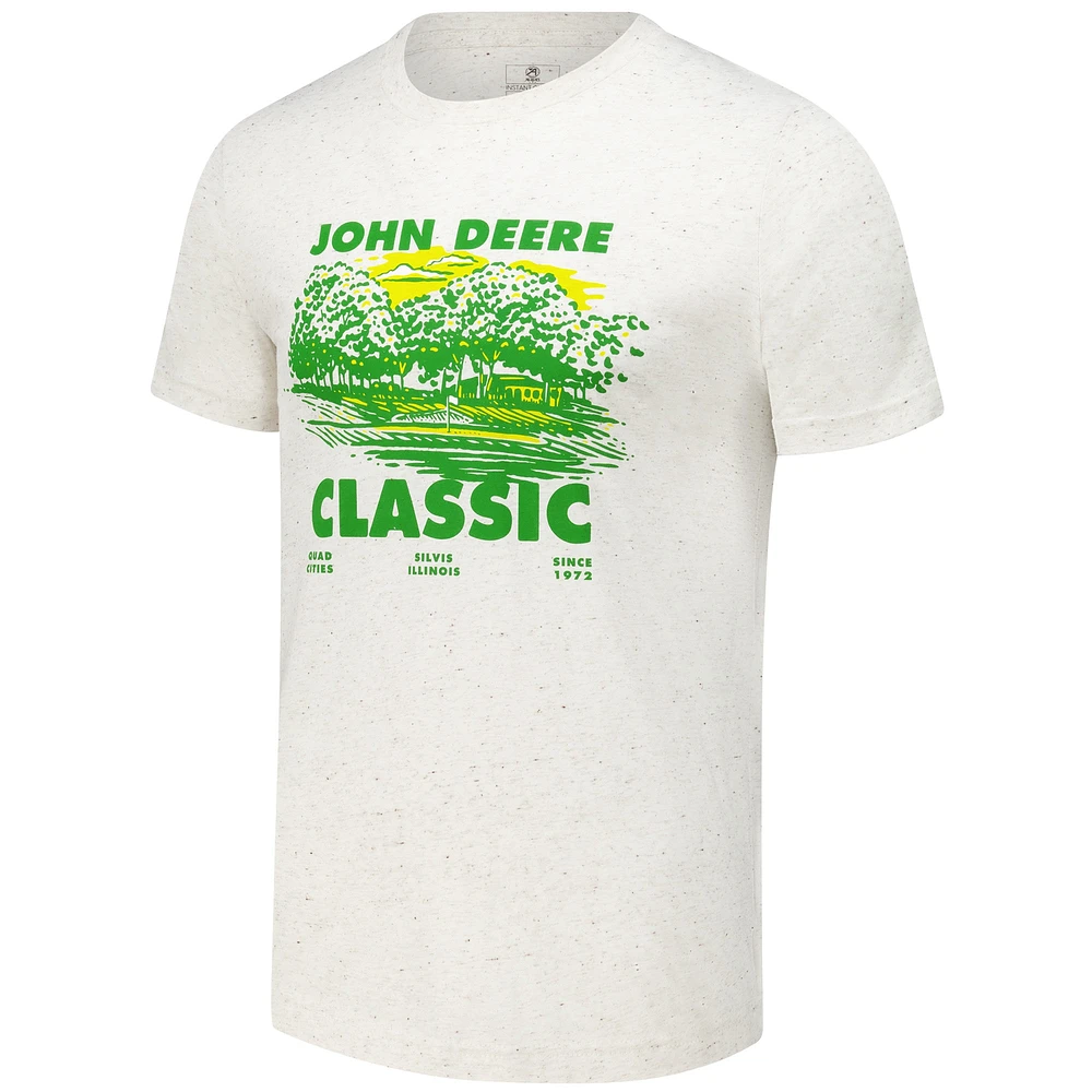 Men's Ahead Oatmeal John Deere Classic Instant Tri-Blend T-Shirt