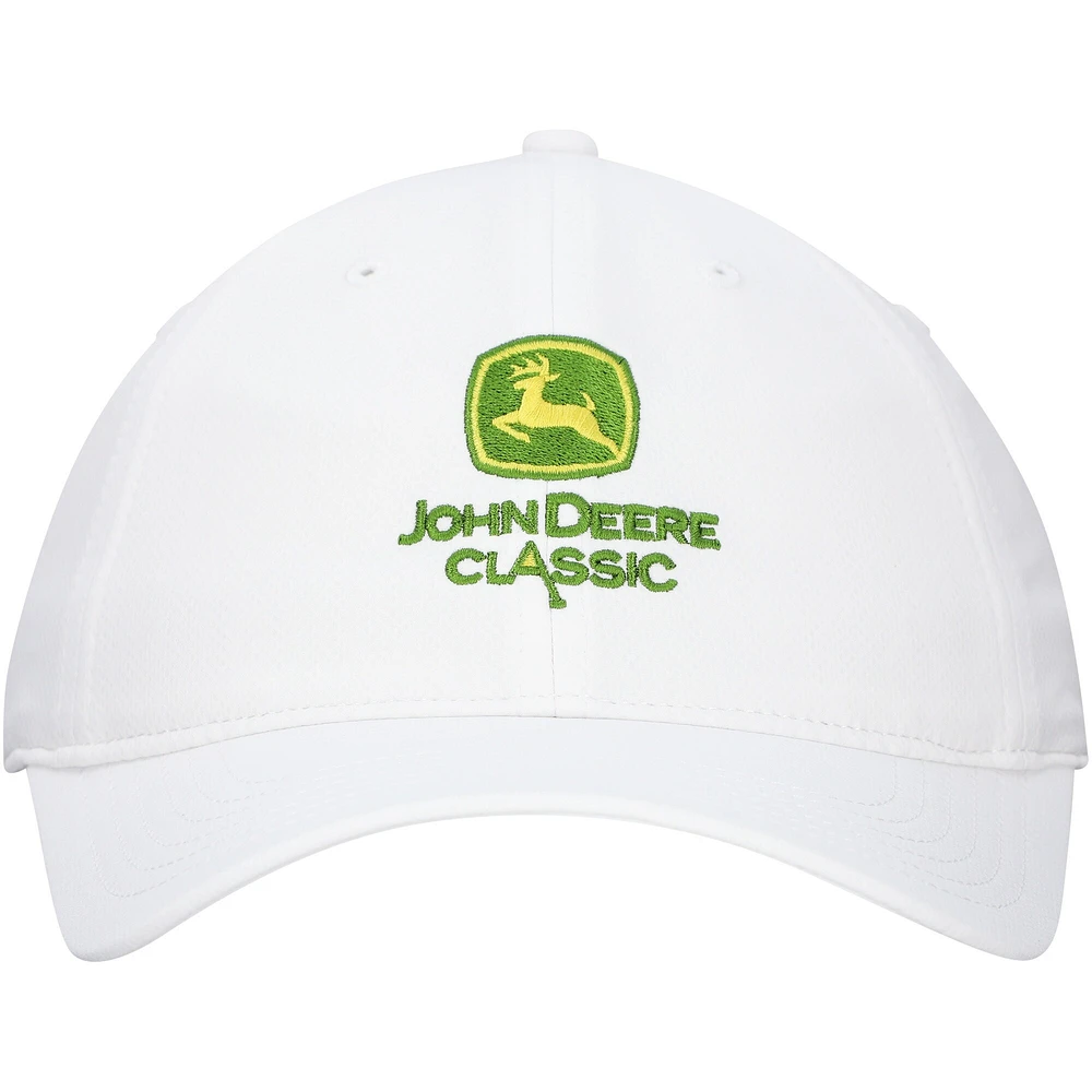 Chapeau réglable Ahead John Deere Classic Frio AeroSphere blanc pour hommes