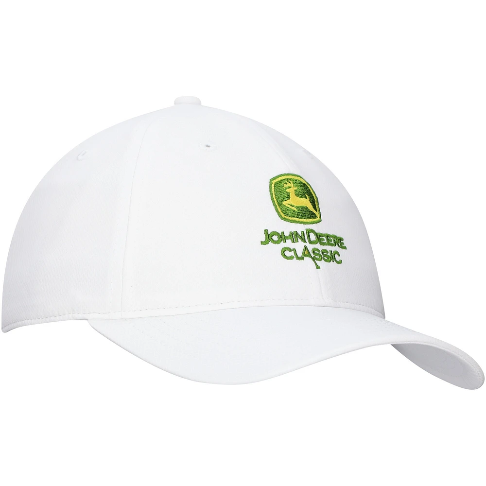 Chapeau réglable Ahead John Deere Classic Frio AeroSphere blanc pour hommes