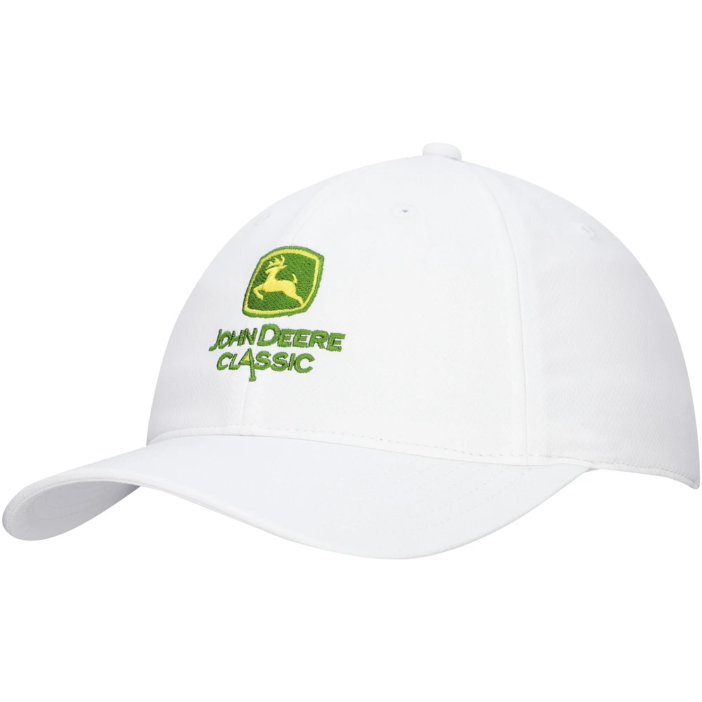 Chapeau réglable Ahead John Deere Classic Frio AeroSphere blanc pour hommes