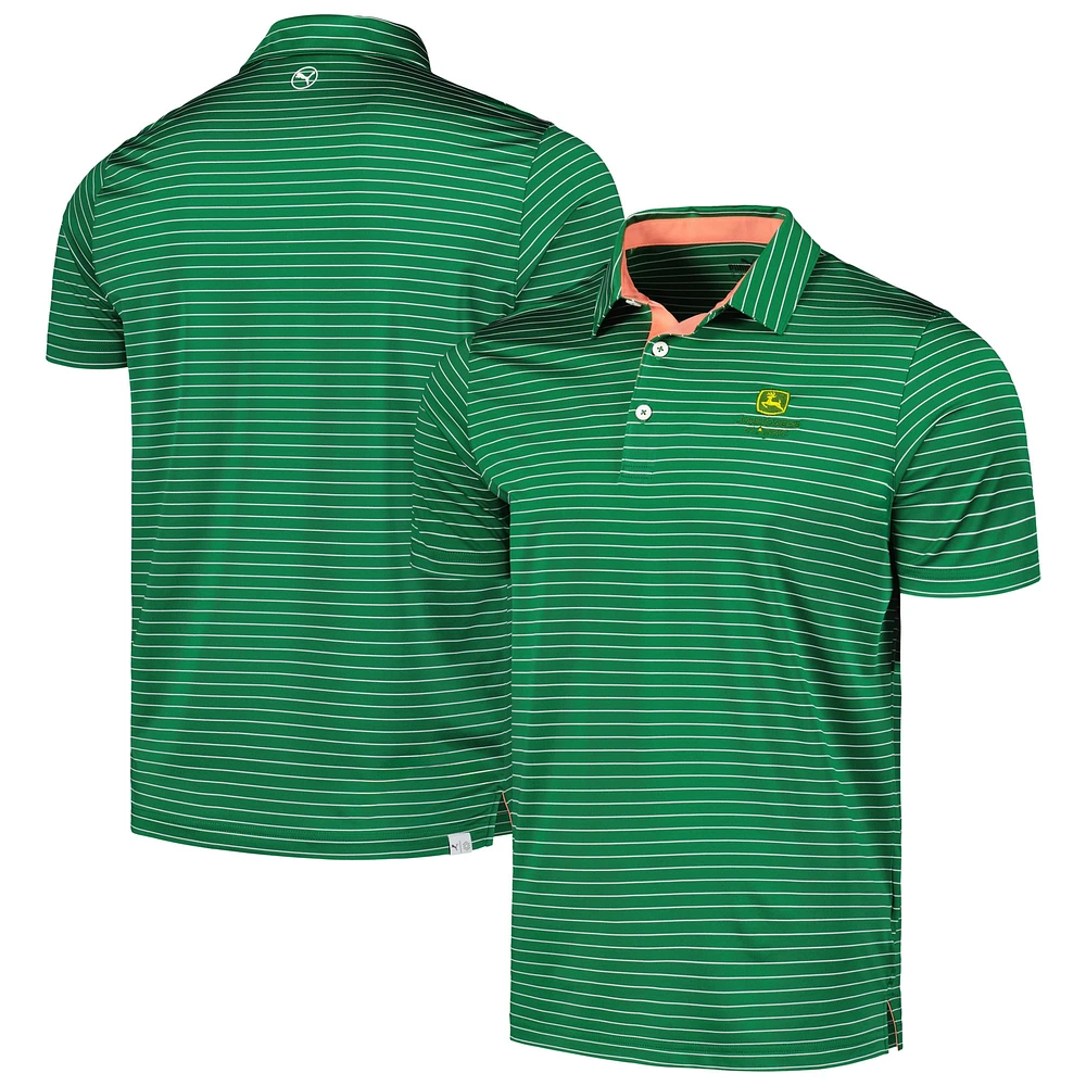 Men's Puma Green John Deere Classic Tucker MATTR Polo