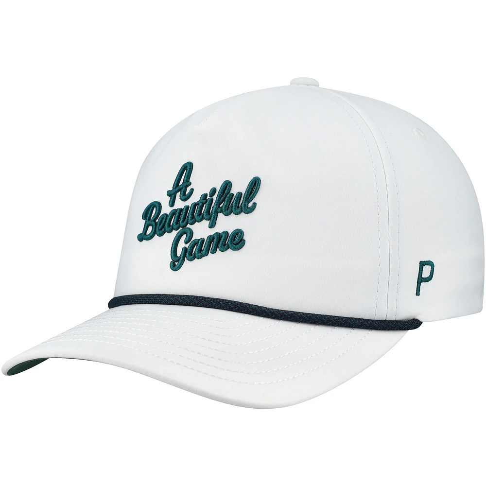Men's Puma White John Deere Classic Beautiful Game Flexfit Hat