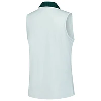 Women's Puma  Light Green John Deere Classic CLOUDSPUN Bridges Sleeveless Polo