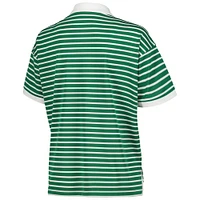 Polo DryCELL piqué vert John Deere Classic Everyday Stripe pour femme Puma