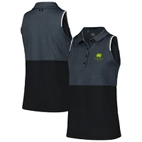 Under Armour Graphite John Deere Classic Playoff Heather Block Polo sans manches pour femme