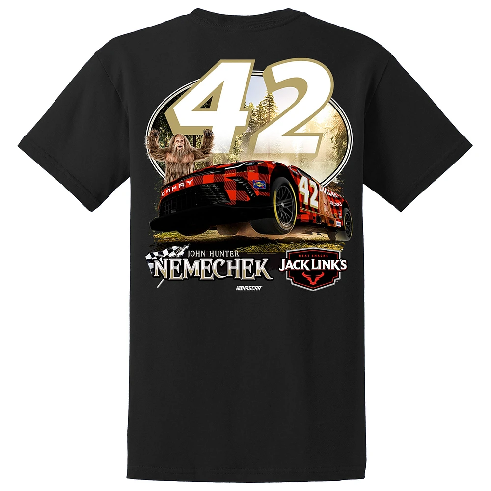 Men's Black John Hunter Nemechek Jack Link's Car T-Shirt