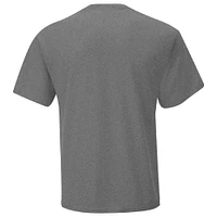 T-shirt à damier pour hommes Sports Heather Charcoal John Hunter Nemechek Nom et numéro