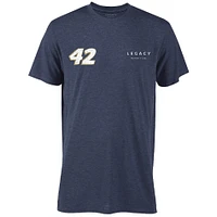 Men's LEGACY Motor Club Team Collection  Heather Navy John Hunter Nemechek Rush Hour Tri-Blend T-Shirt