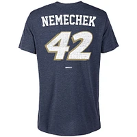 Men's LEGACY Motor Club Team Collection  Heather Navy John Hunter Nemechek Rush Hour Tri-Blend T-Shirt