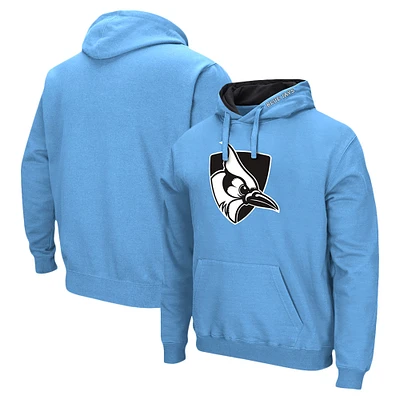 Sweat à capuche bleu clair Colosseum pour homme avec logo et arche 3.0 des Blue Jays de Johns Hopkins