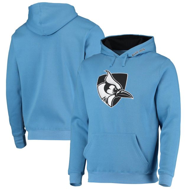 Colosseum Grey Johns Hopkins Blue Jays Arch and Logo Pull à capuche pour hommes