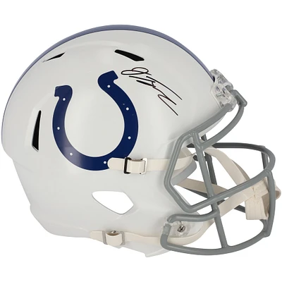 Jonathan Taylor Indianapolis Colts Autographed Riddell Speed Replica Helmet