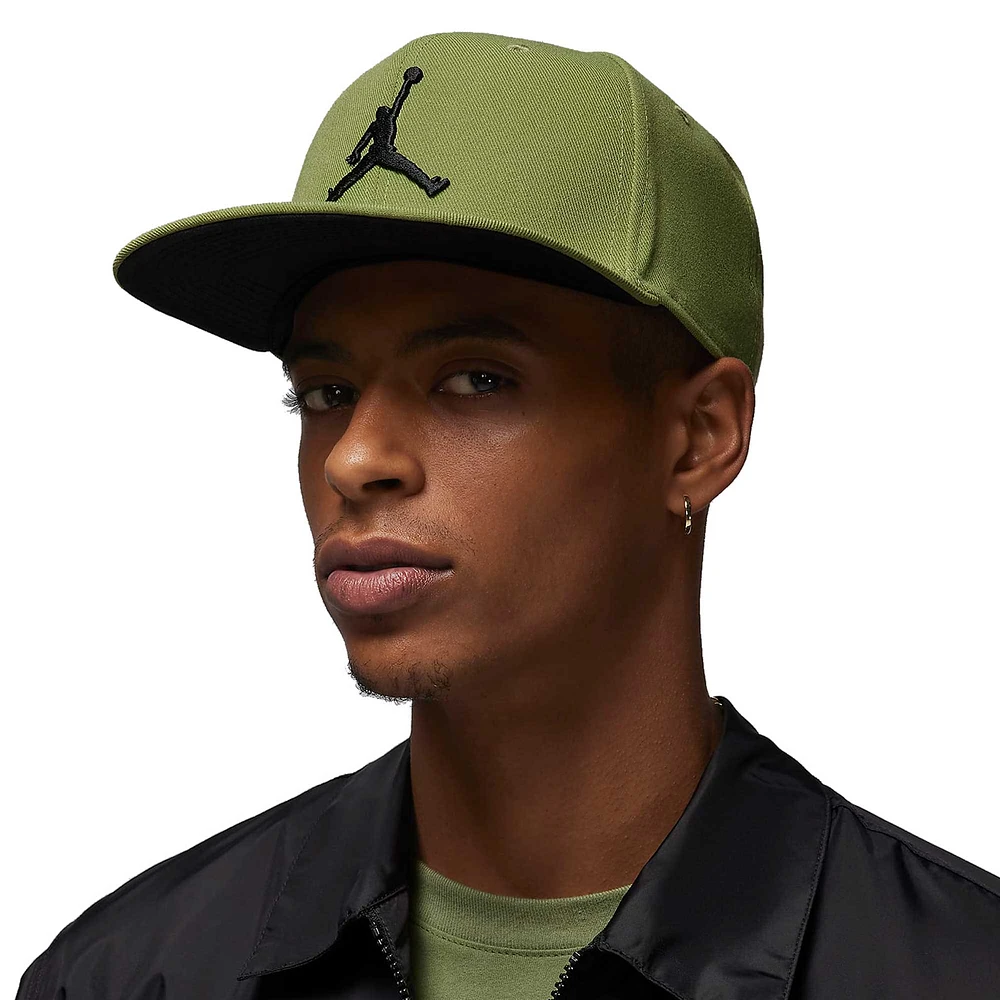 Casquette Snapback Jordan Brand Jumpman Pro verte pour homme