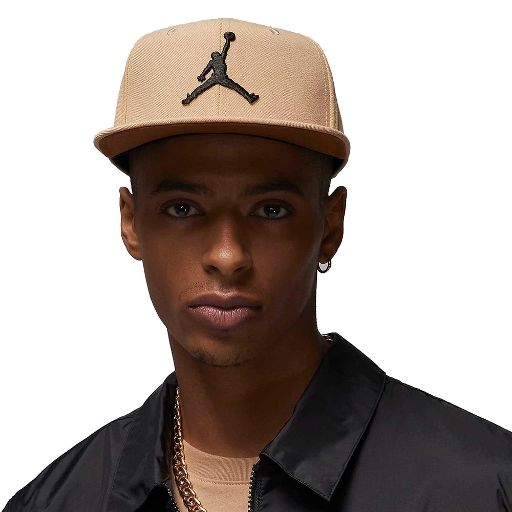 Casquette Snapback Jordan Brand Tan Jumpman Pro pour hommes