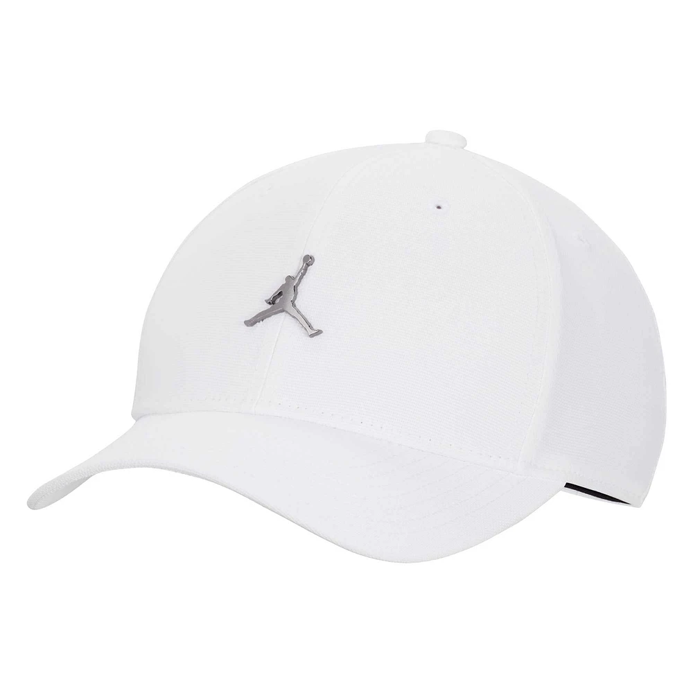 Men's Jordan Brand White Jumpman Rise  Adjustable Hat