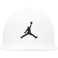 Casquette Jordan Brand Pro Jumpman Snapback blanche pour homme