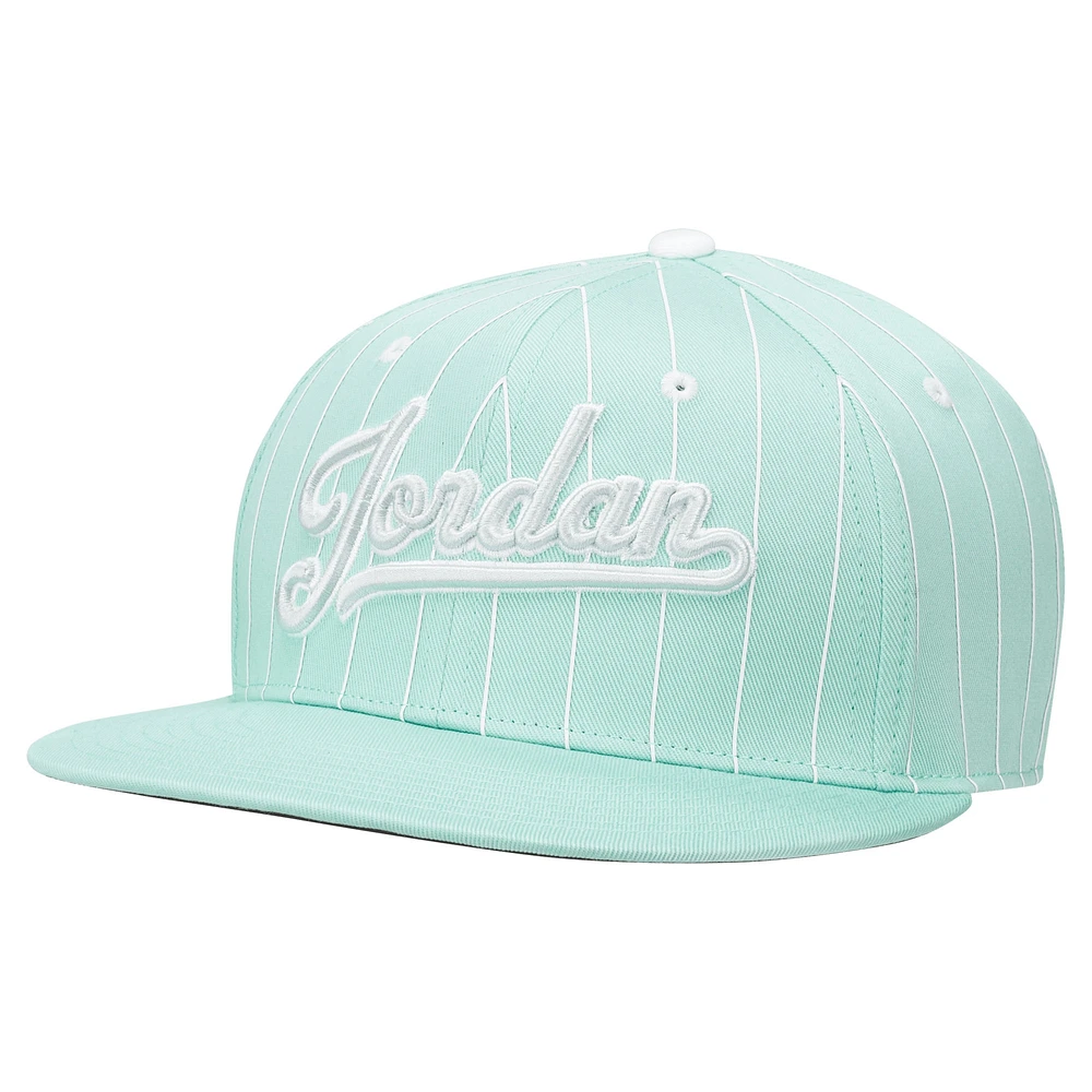 Casquette unisexe Jordan Brand Turquoise Flight MVP Pro Snapback