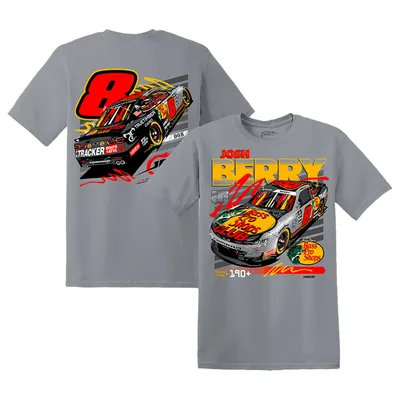 Josh Berry JR Motorsports Official Team Apparel 2023 #8 Bass Pro Shops T-Shirt - Gray