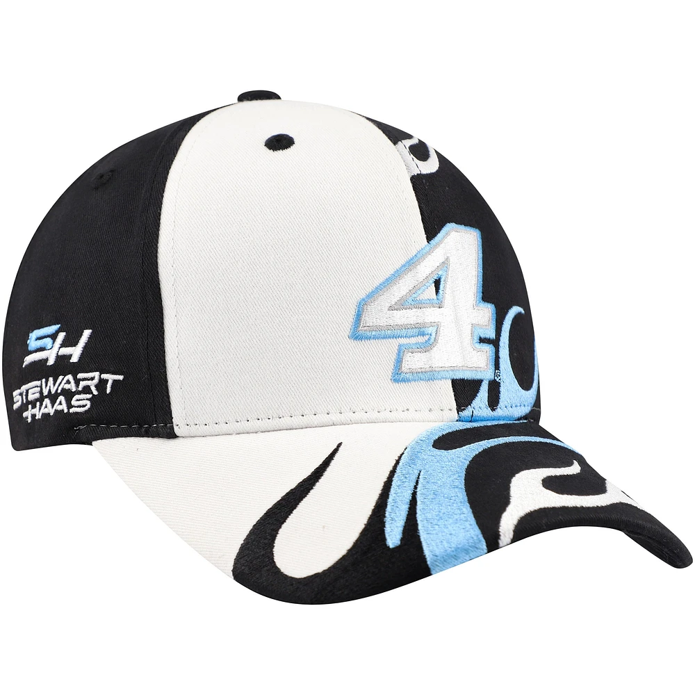 Casquette réglable sans couleur Josh Berry Flame de la collection Stewart-Haas Racing Team pour hommes