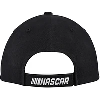 Men's Stewart-Haas Racing Team Collection Black Josh Berry Flame Adjustable Hat