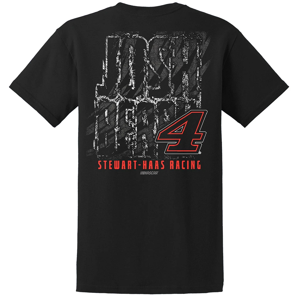 Men's Stewart-Haas Racing Team Collection  Black Josh Berry Lifestyle T-Shirt