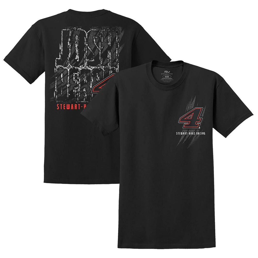 Men's Stewart-Haas Racing Team Collection  Black Josh Berry Lifestyle T-Shirt