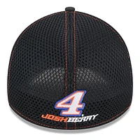 Men's Stewart-Haas Racing Team Collection  Black Josh Berry SunnyD New Era 39THIRTY Fitted Hat