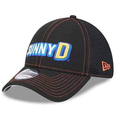 Men's Stewart-Haas Racing Team Collection  Black Josh Berry SunnyD New Era 39THIRTY Fitted Hat