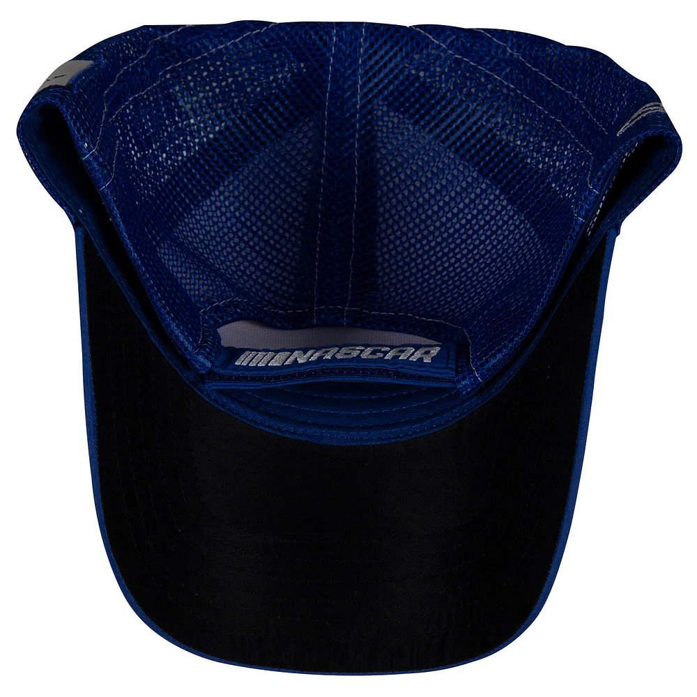 Men's Stewart-Haas Racing Team Collection Blue Josh Berry Driver Car Trucker Adjustable Hat