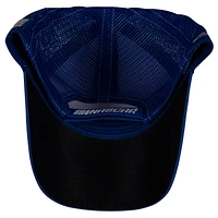 Casquette réglable bleue Josh Berry Driver Car Trucker de la collection Stewart-Haas Racing Team pour hommes