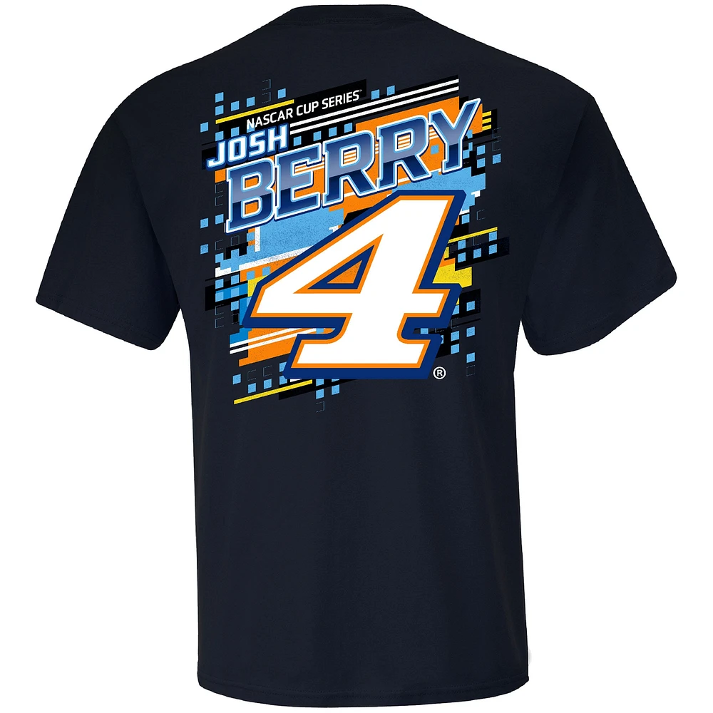 T-shirt bleu marine Josh Berry Sunny D Draft de la collection Stewart-Haas Racing Team pour hommes