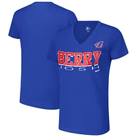 Women's G-III 4Her by Carl Banks Royal Josh Berry Strategy V-Neck T-Shirt