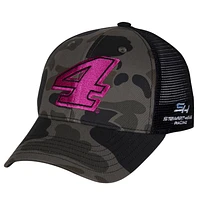 Casquette ajustable camouflage Josh Berry de la collection Stewart-Haas Racing Team pour femmes