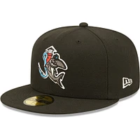 Casquette ajustée 59FIFTY Team Home Authentic Collection noire Jupiter Hammerheads pour homme New Era