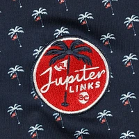 Men's Flag & Anthem  Navy Jupiter Links Golf Club All-Over Logo Polo