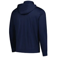 Men's Flag & Anthem  Navy Jupiter Links Golf Club Performance Quarter-Zip Hoodie