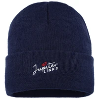 Men's Ahead Navy Jupiter Links Golf Club Newfoundland Cuffed Knit Hat