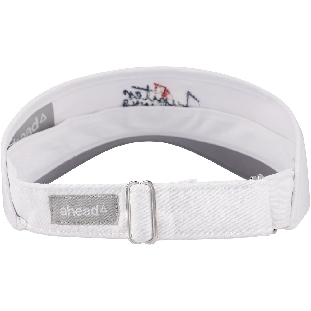 Chapeau réglable pour putter de club de golf Ahead Jupiter Links blanc pour hommes