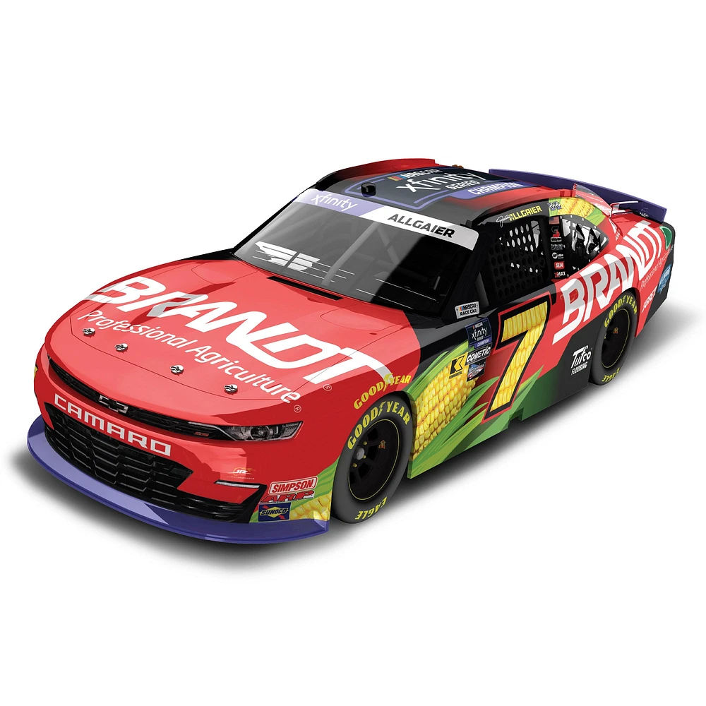 Action Racing Justin Allgaier 2024 #7 Brandt NASCAR Xfinity Series Champion 1:24 Regular Paint Die-Cast Chevrolet Camaro