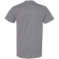 T-shirt Justin Allgaier, vainqueur de la course NASCAR Xfinity Series Hard Rock Bet 300 2025, motif drapeau à damier, anthracite chiné