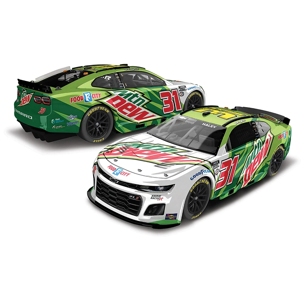 Action Racing Justin Haley 2023 #31 Mountain Dew 1:24 Elite Die-Cast Chevrolet Camaro