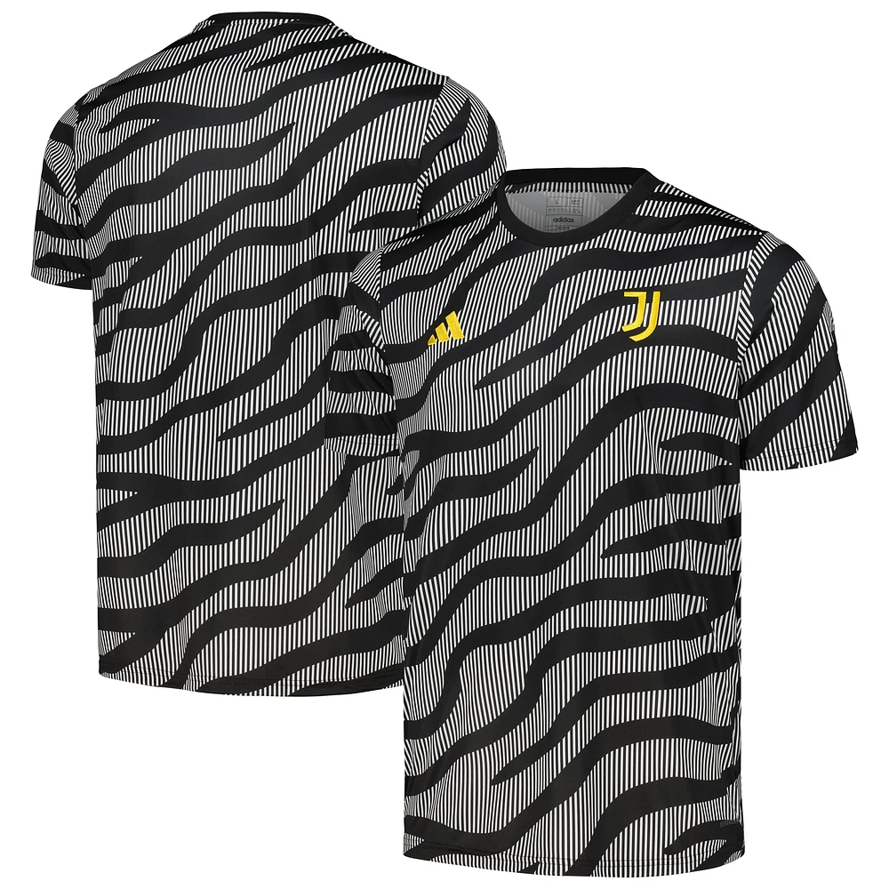 Haut d'avant-match Juventus 2023/24 adidas noir pour homme