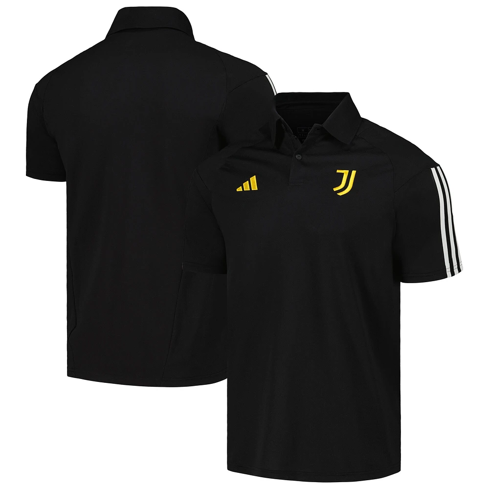Polo d'entraînement sur le terrain Juventus 2023 adidas noir pour homme