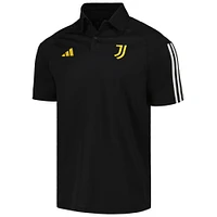 Polo d'entraînement sur le terrain Juventus 2023 adidas noir pour homme