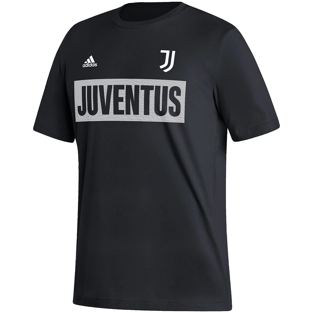 T-shirt adidas Juventus Culture Bar noir pour hommes