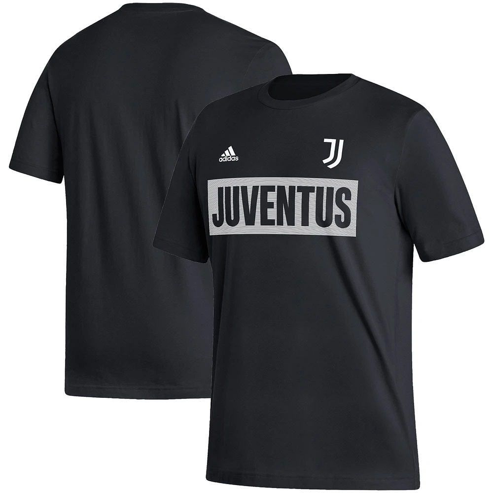 T-shirt adidas Juventus Culture Bar noir pour hommes